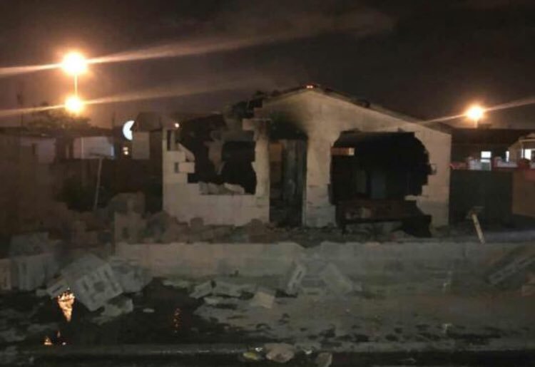 Angry protesters burn Luyanda Botha’s house, Uyinene’s killer