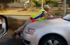 [WATCH]: Driver goes to extreme lengths to avoid a ticket